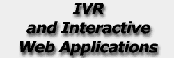 IVR and Interactive Web Applications